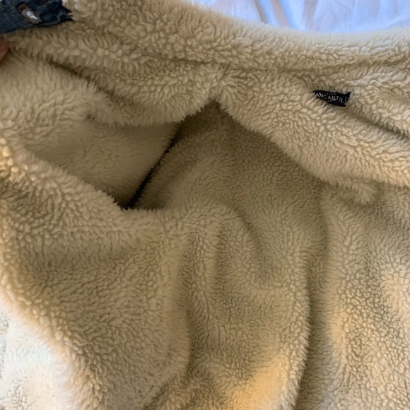 J. crew mercantile sherpa lined jean jacket - Picture 5 of 9